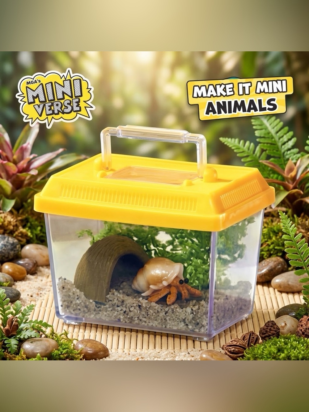 MGA's Miniverse Make It Mini Animals Series 2: HERMIT CRAB (Opened Capsule) E1